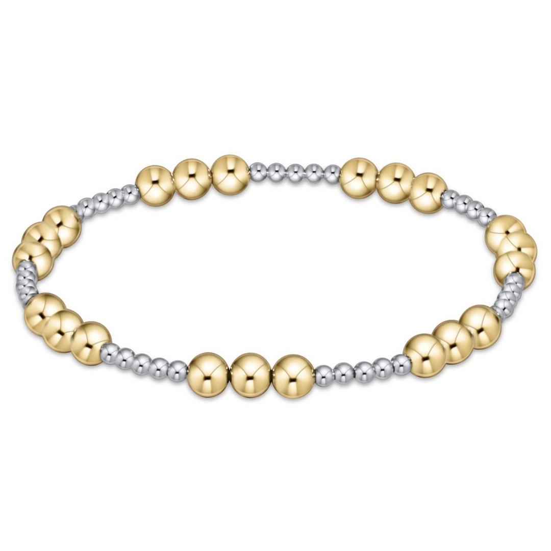 enewton - Classic Joy Pattern 5mm Mixed Metal Bracelet (Standard 6.25")