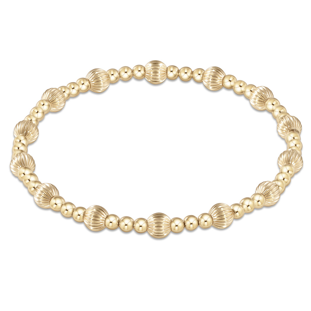 enewton - Dignity Sincerity Pattern 5mm Gold-Filled Bracelet (Standard 6.25")