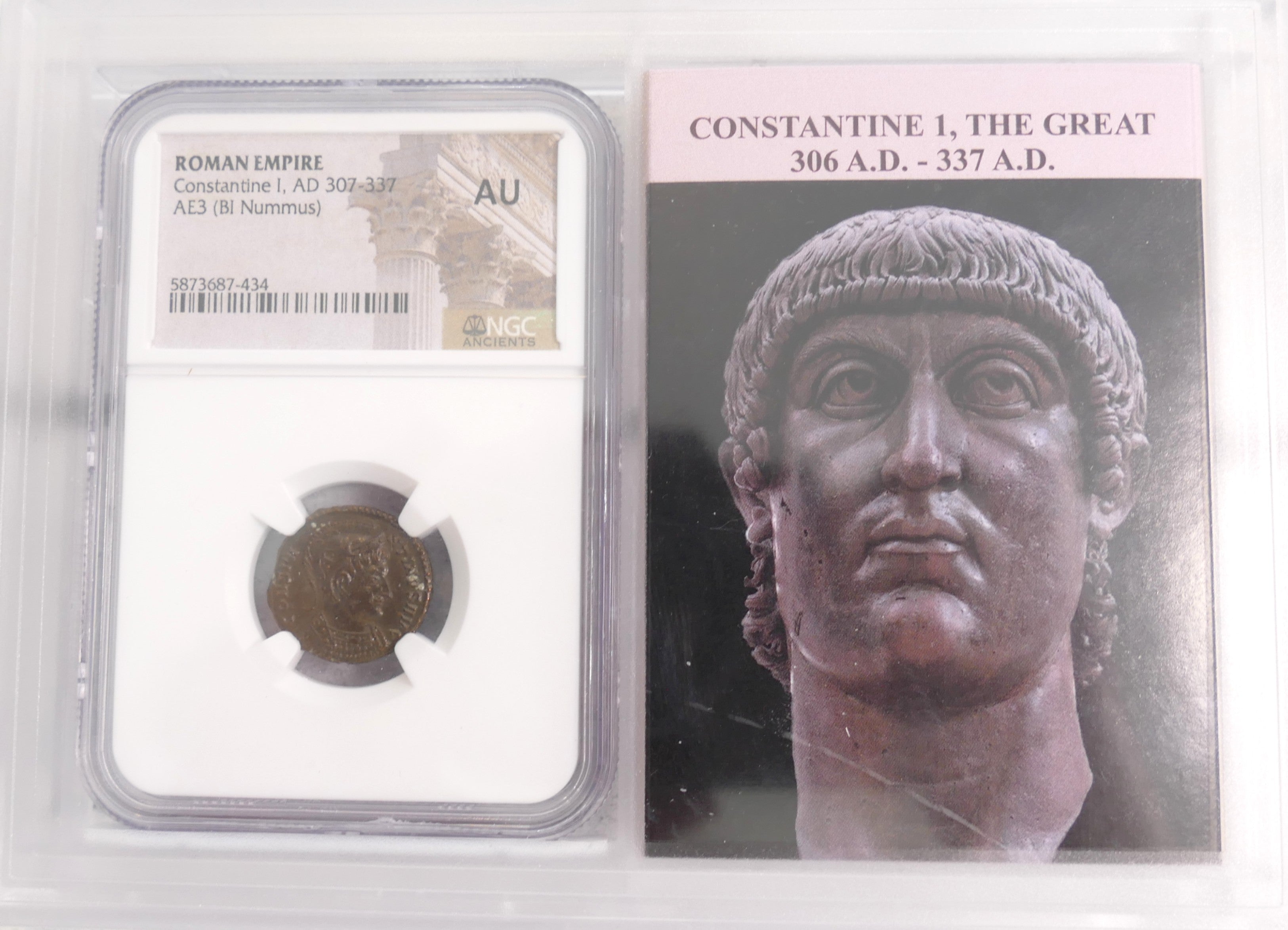 Constantine Bi Nummus Coins