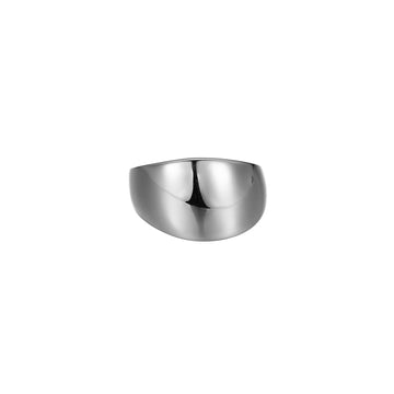 Elle - Sterling Silver - "Pebble" Ring (Size 8)