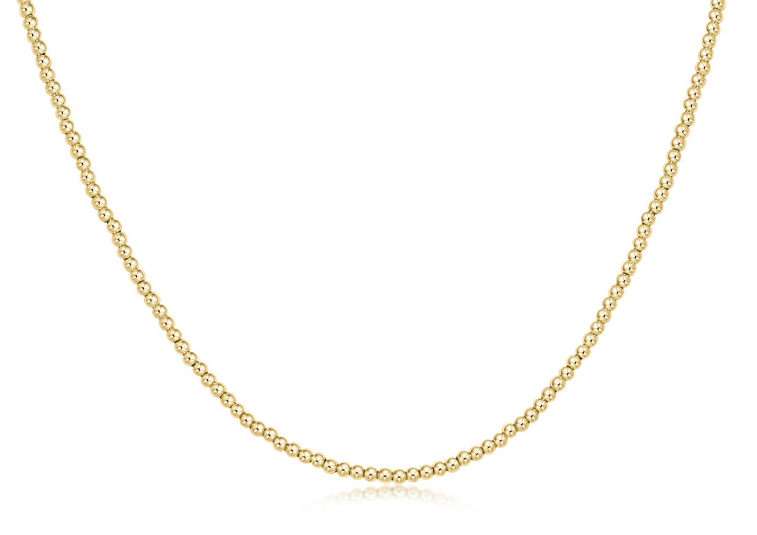 enewton - 14k gold-filled - Yellow Gold 2mm Classic Necklace 17"