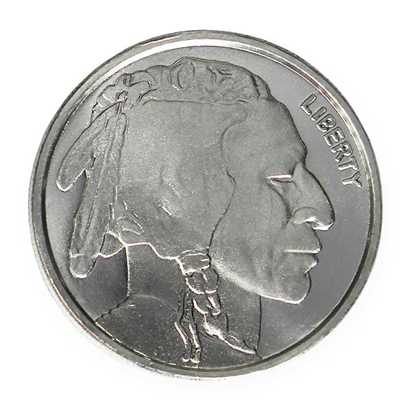1 TROY OUNCE OF SILVER- ROUND BUFFALO COIN