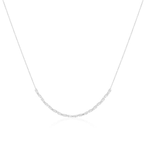 Sif Jakobs - Sterling Silver - "Ellera Ovale" Cubic Zirconia Necklace