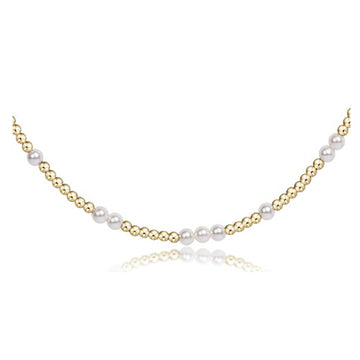 enewton - 14k gold-filled - Yellow Gold Pearl Hope Unwritten Necklace 17"
