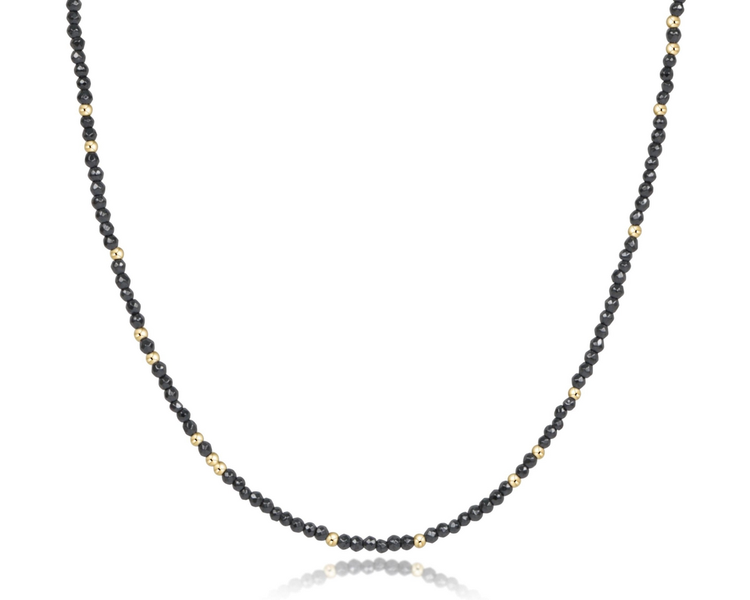 enewton - Hope Unwritten 15" Choker Hematite Gold-Filled Necklace ()