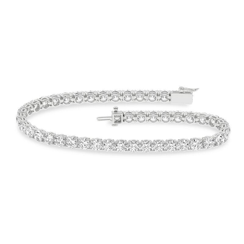 14k White Gold 10ct Diamond Tennis Bracelet