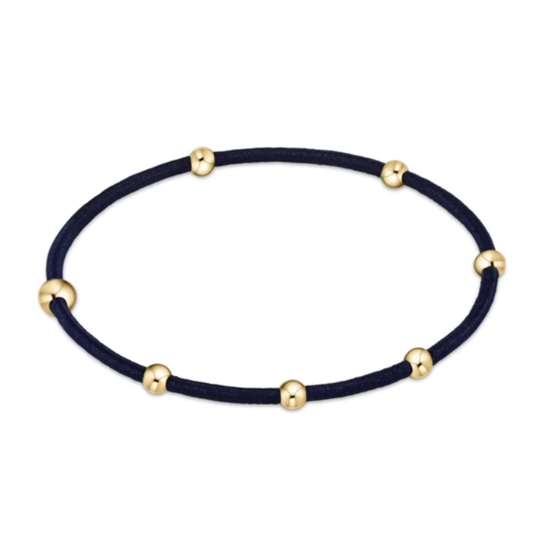 enewton - "e"ssentials Navy Gold-Filled Bracelet (Standard 6.25")