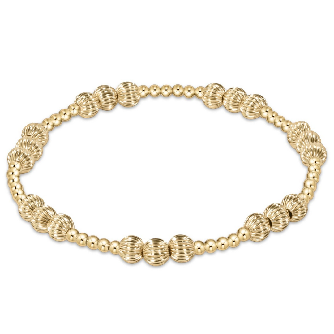enewton - Dignity Joy Pattern 5mm Gold-Filled Bracelet (Standard 6.25")