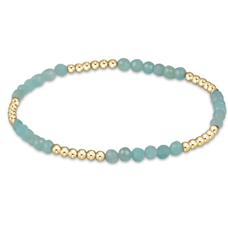 enewton - 14k gold-filled - Yellow Gold Amazonite Stretch Bracelet