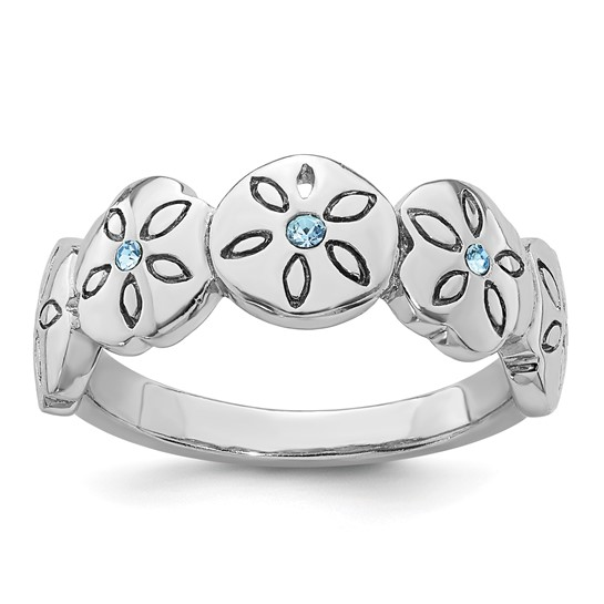Sterling Silver Rhodium-plated