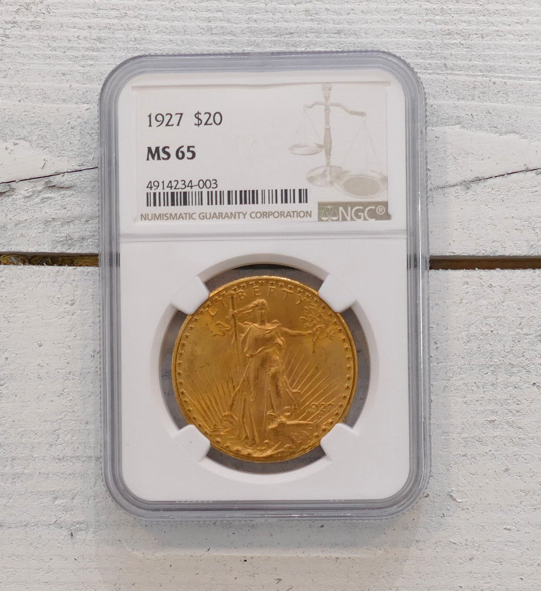 US 1927 DOUBLE EAGLE PHILLY MINT MS65
