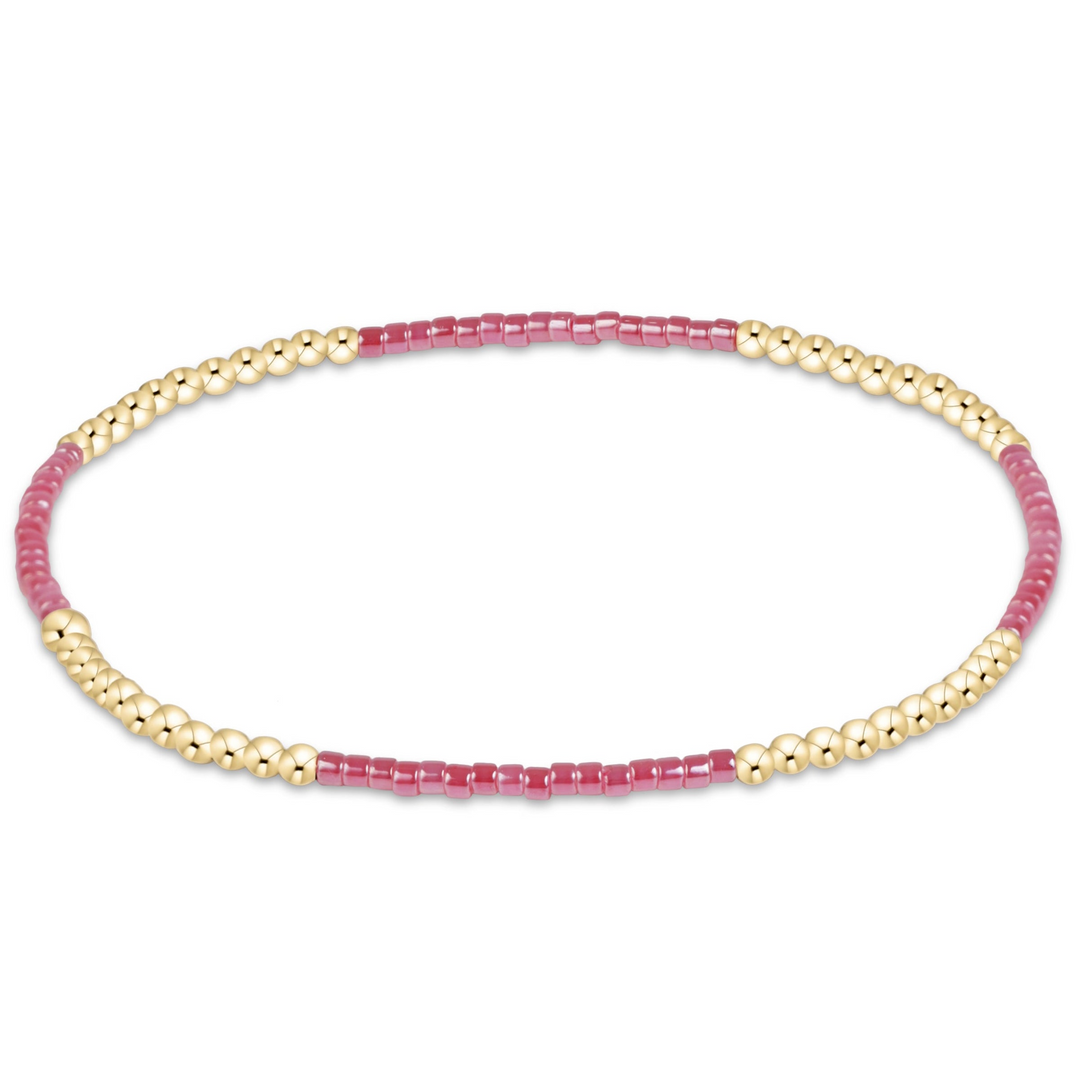 enewton - Hope Blissful Patttern Pink Champagne Gold-Filled Bracelet (Standard 6.25")