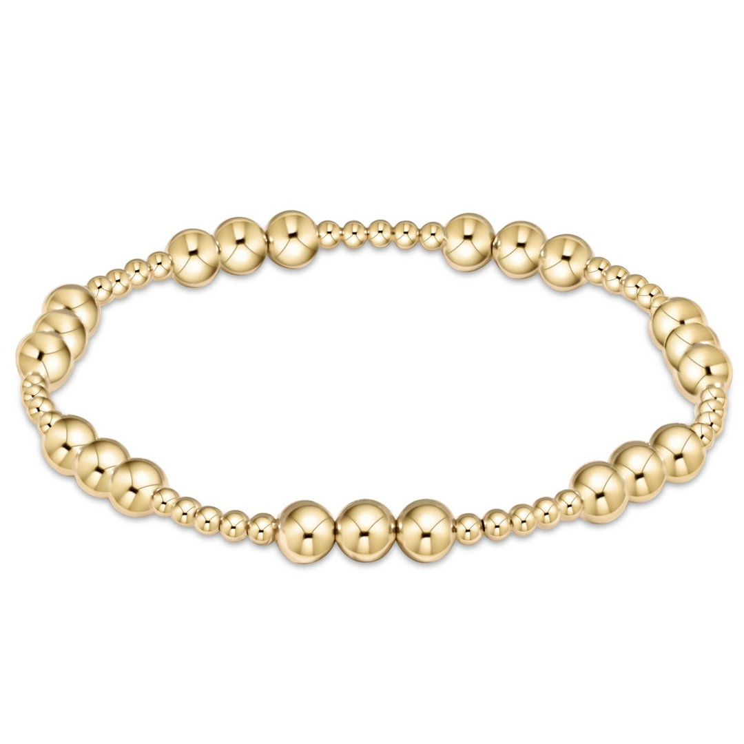 enewton - Classic Joy Pattern 5mm Gold-Filled Bracelet (Standard 6.25")