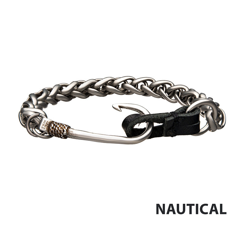 Stainless Steel and Antiqued F