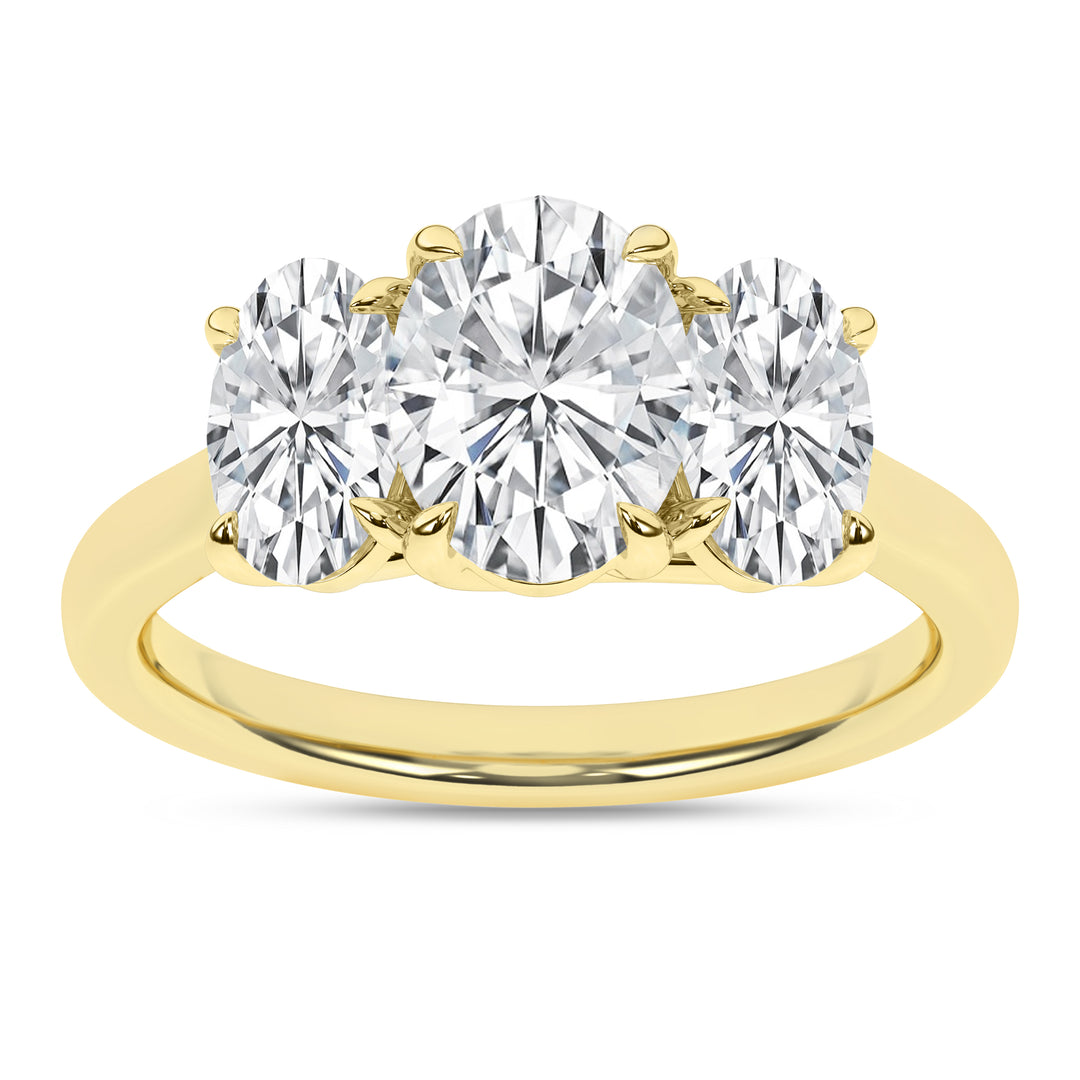 14k Yellow Gold 3 CTW Lab Grown Diamond Ring