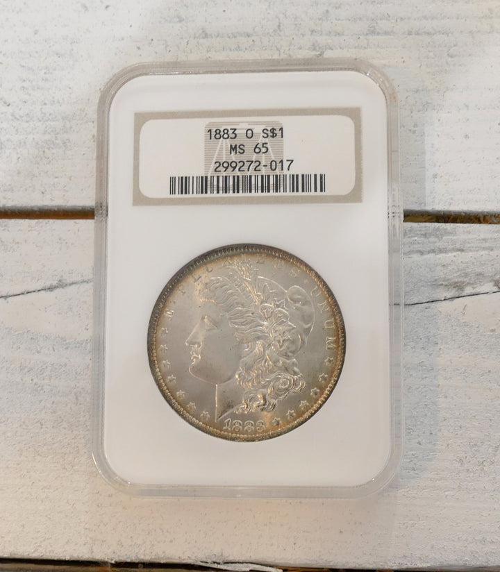 US MORGAN DOLLAR 1883 New Orleans Mint MS 65