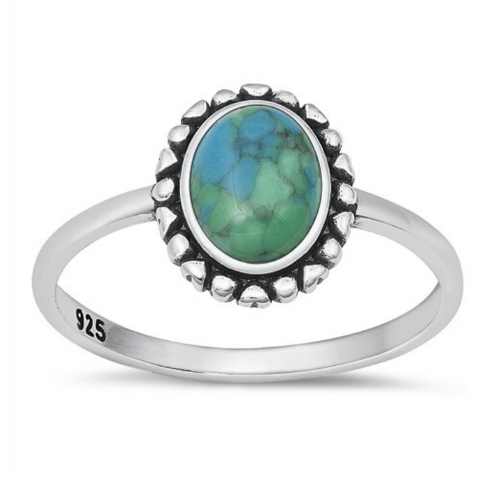SS Turquoise Bali Ring 5