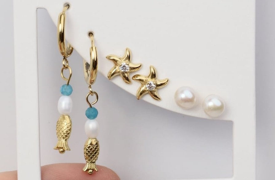 Hoop Hoop Horray - 3 Set Earri