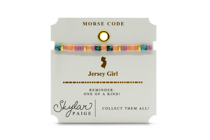 Stia Couture - - Gold "Jersey Girl" Tila Bead Stretch Bracelet