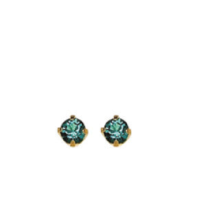 24K GP 3MM ZIRCON PRONG- DECEM