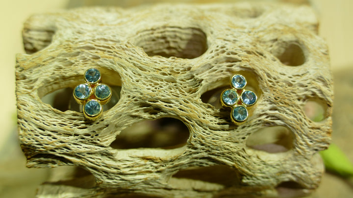 SS & 22k verm earring w/ baby