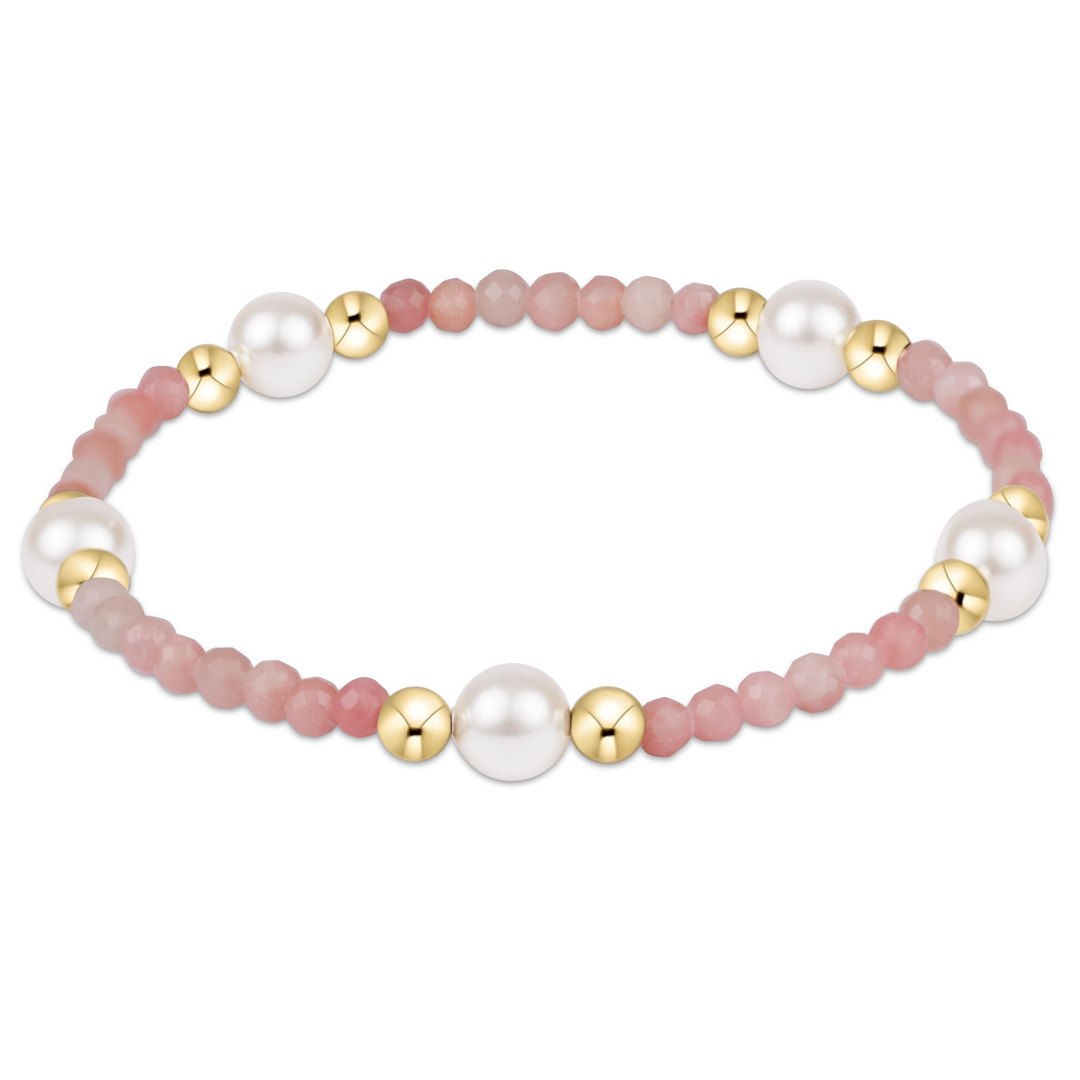 enewton - Purpose Pearl 6mm - Pink Opal Gold-Filled Bracelet (Standard 6.25")