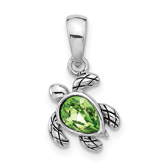 Sterling Silver Rhodium-Plated