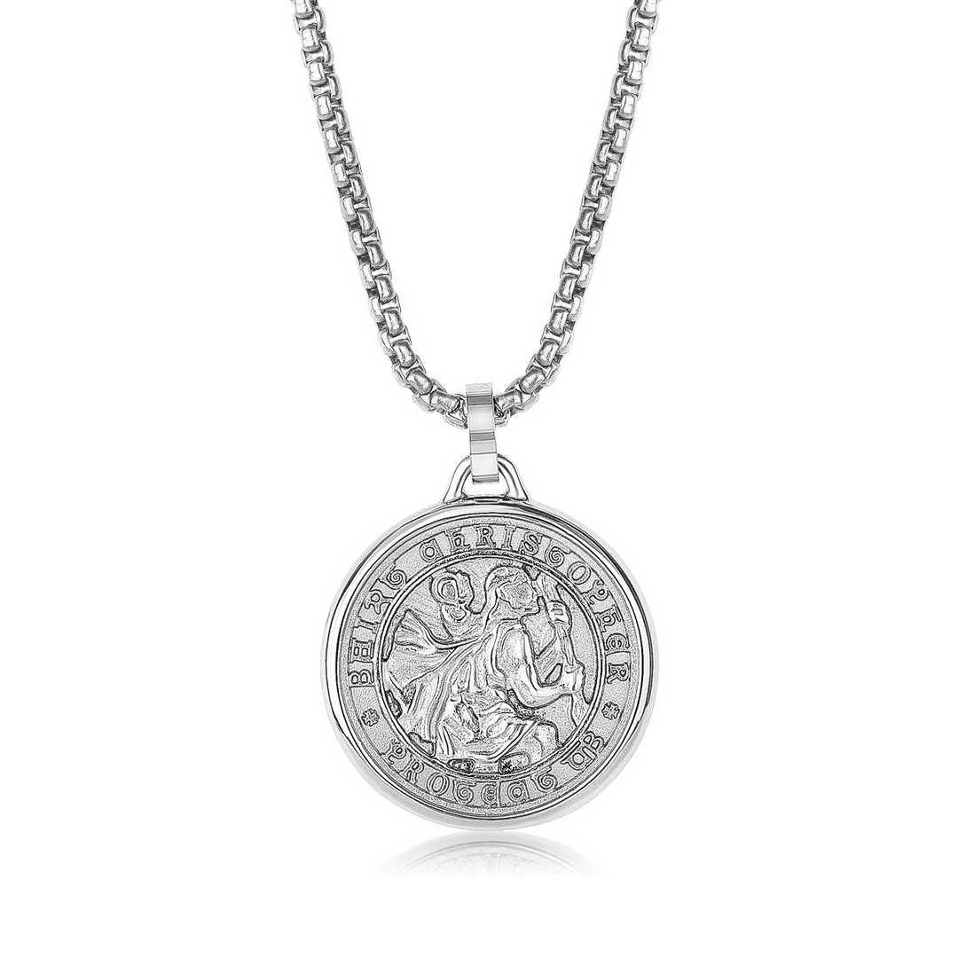 S.STEEL ST-CHRISTOPHER ROUND P