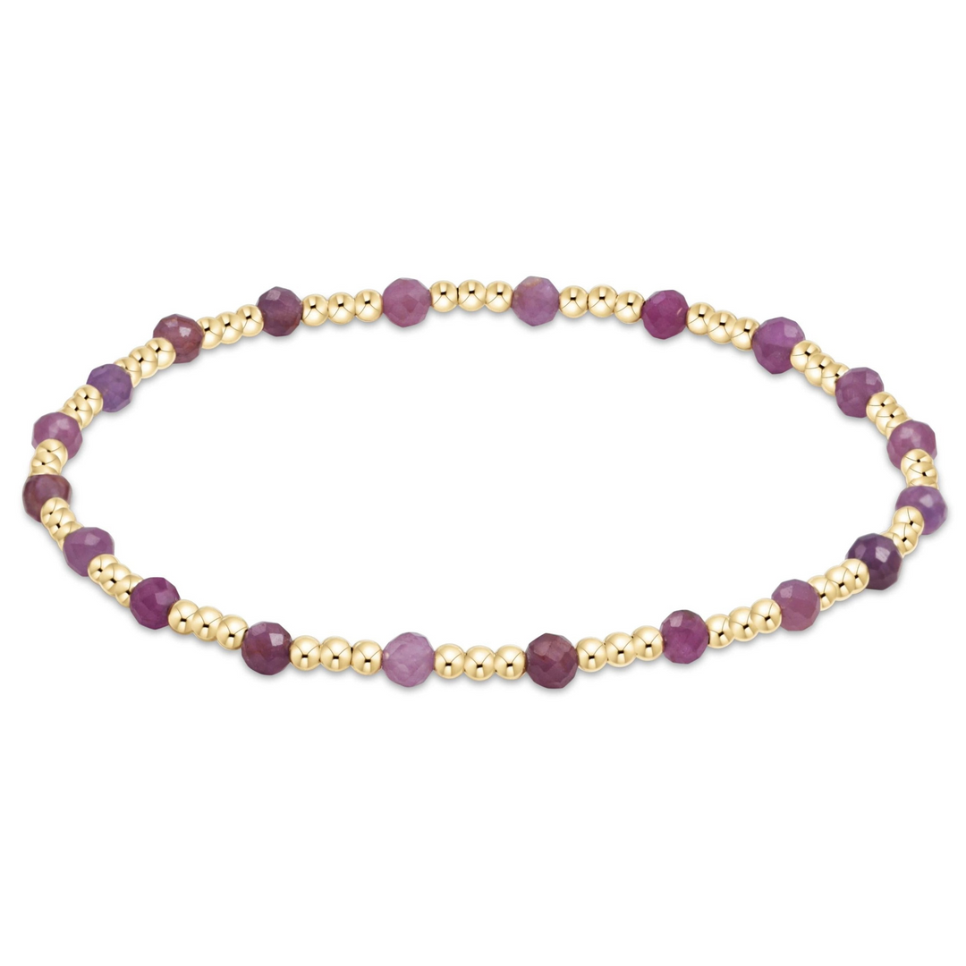 enewton - Beaded Bracelet Sincerity Pattern Gold-Filled Bracelet (Standard 6.25")