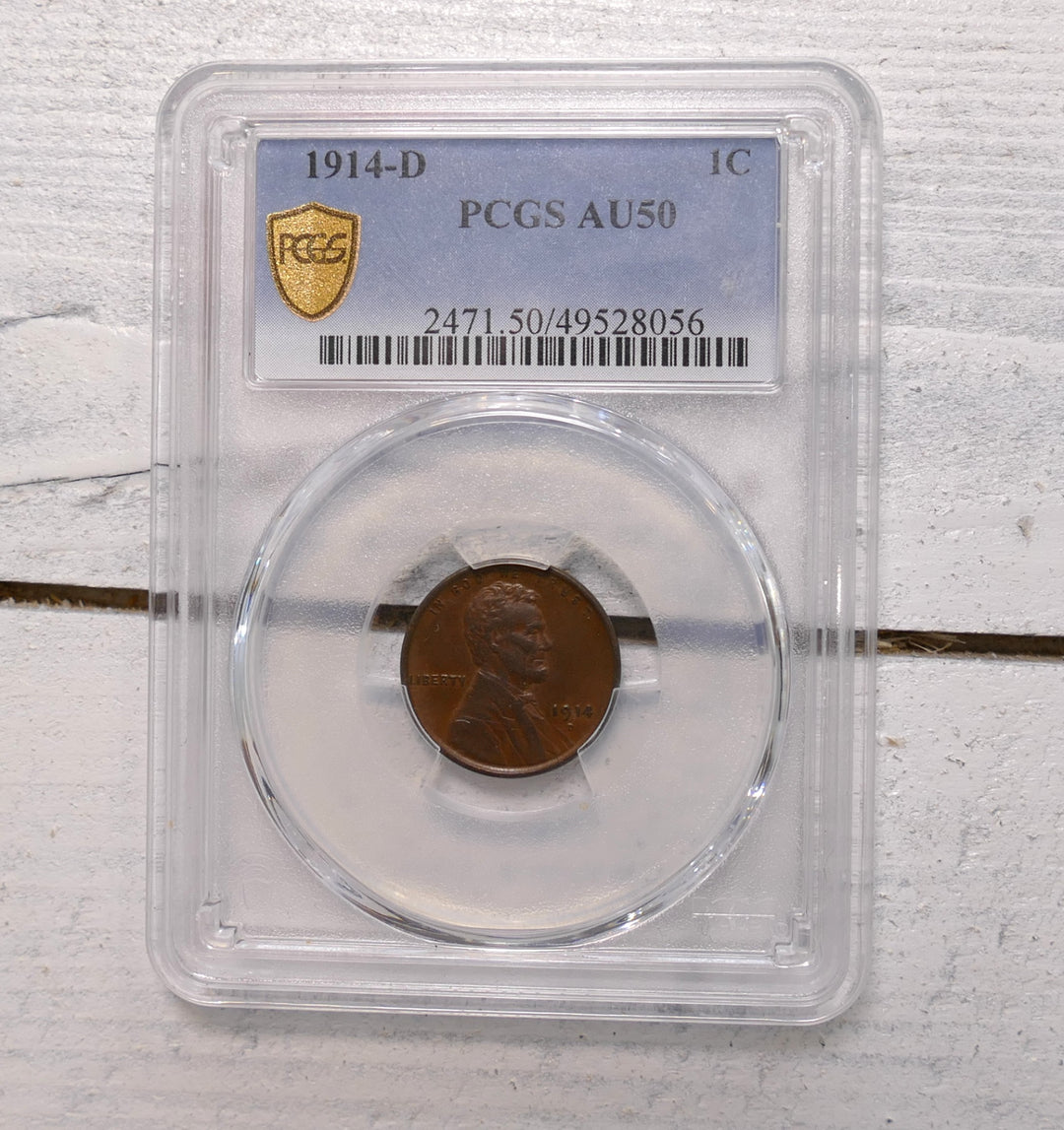 US 1914 DENVER PENNY AU 50