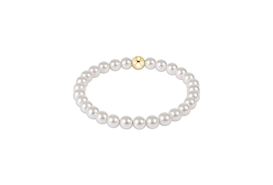 enewton - Classic 6mm Pearl & Gold-Filled Bracelet (Extends 7.25")