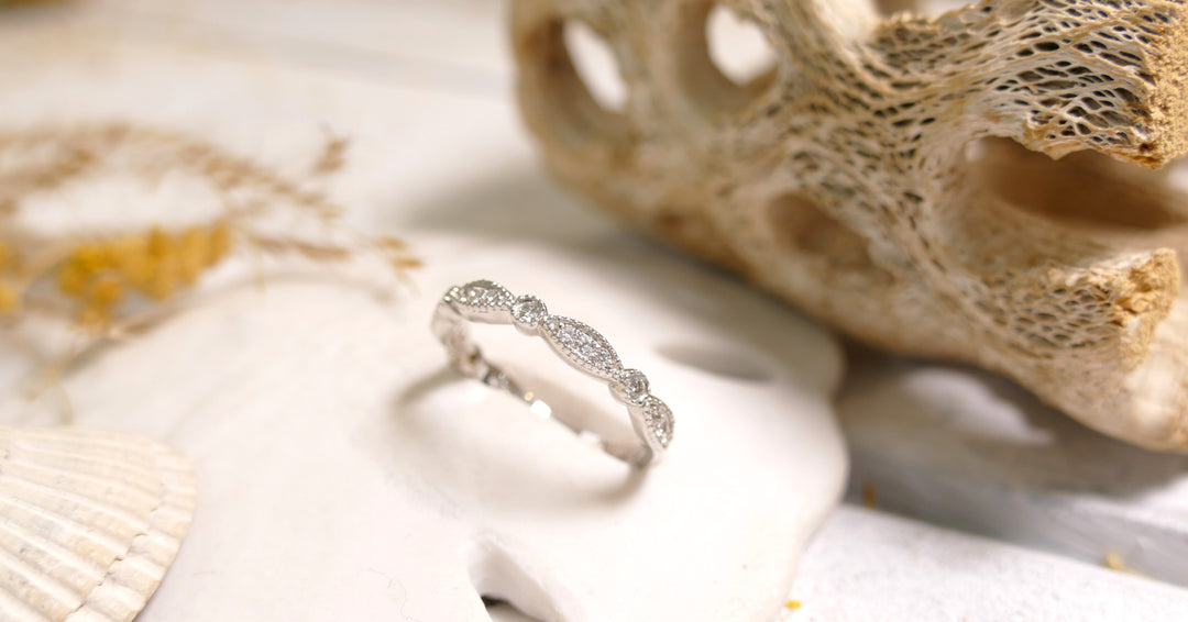 14K Yellow Gold 0.22ct Natural Diamond Ring (Size 6.5)