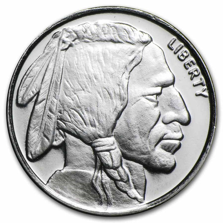 1 TROY OUNCE OF SILVER- ROUND (random Mints)