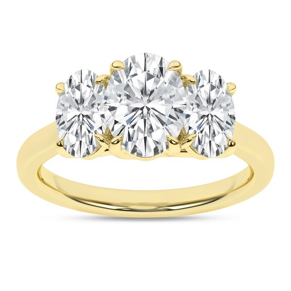 14k Yellow Gold 3 CTW Lab Grown Diamond Ring