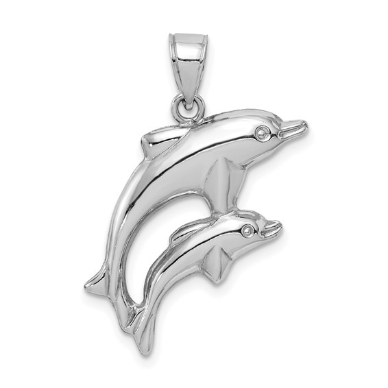 Sterling Silver Rhodium-Plated