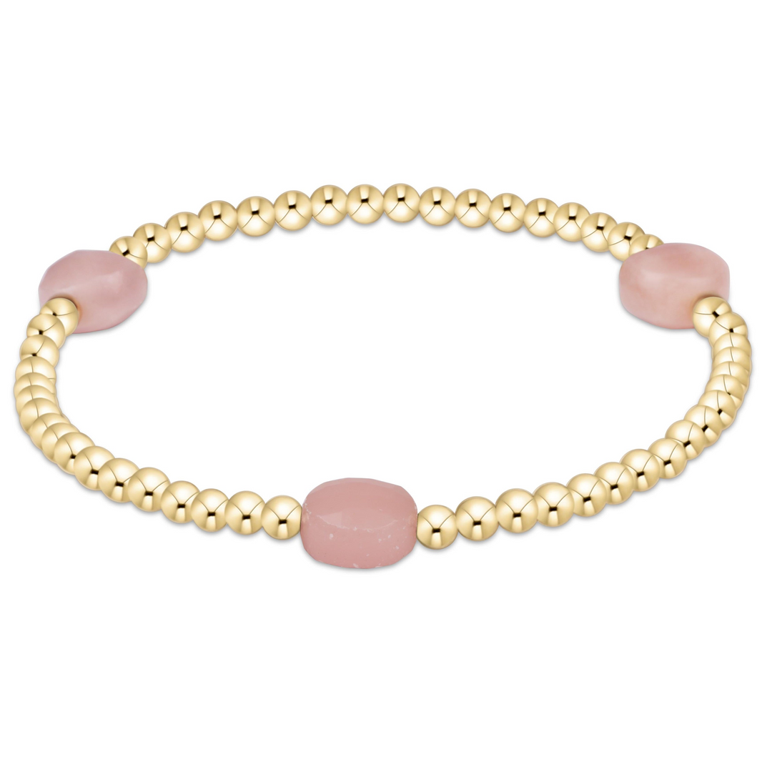 enewton - Admire 3mm - Pink Opal Gold-Filled Bracelet (Standard 6.25")