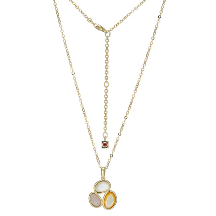 SS YGP TRIPLE STONE NECK / PIN