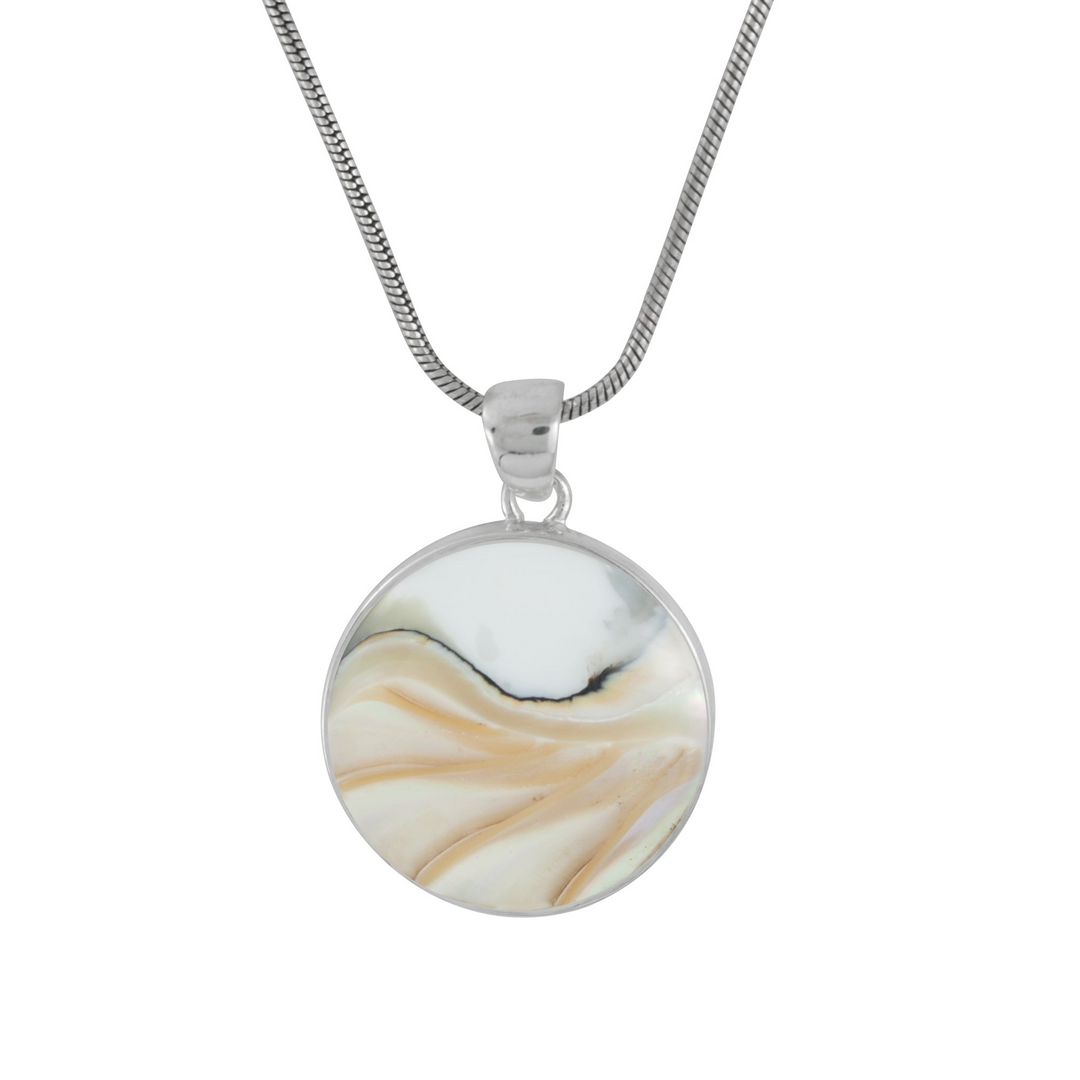 Sterling Silver Nautilas Shell Pendant