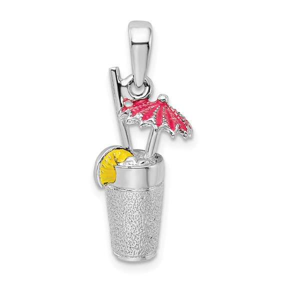 SS 3D ENAMEL COCKTAIL PEND
