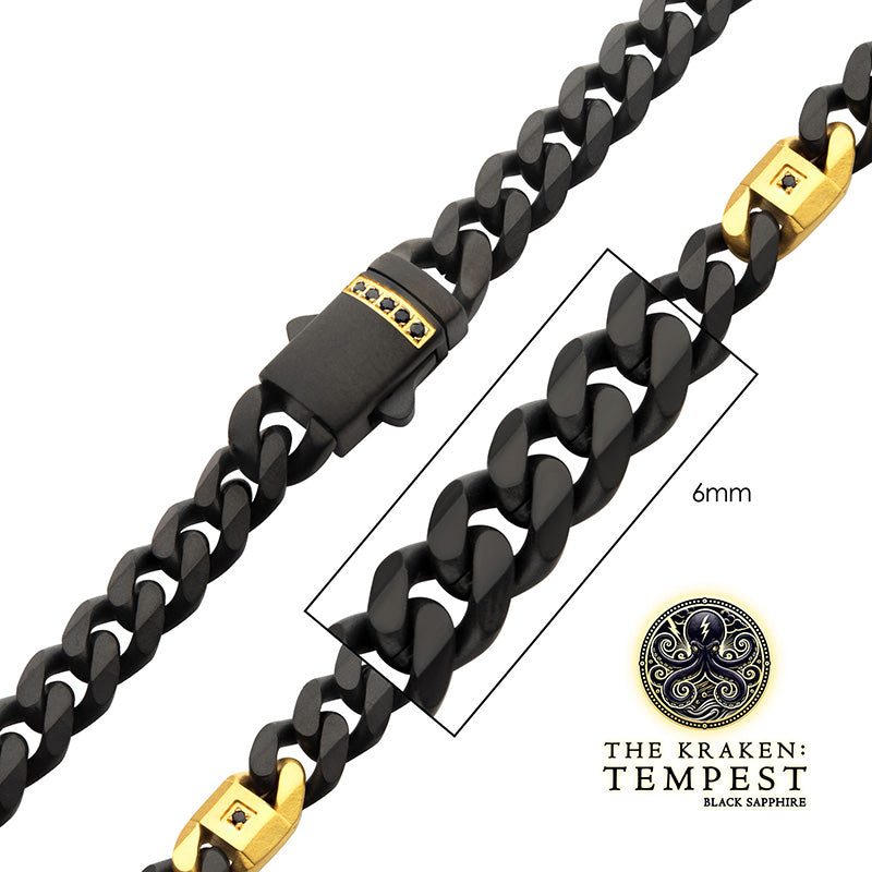 6mm Black IP Steel Matte Finis
