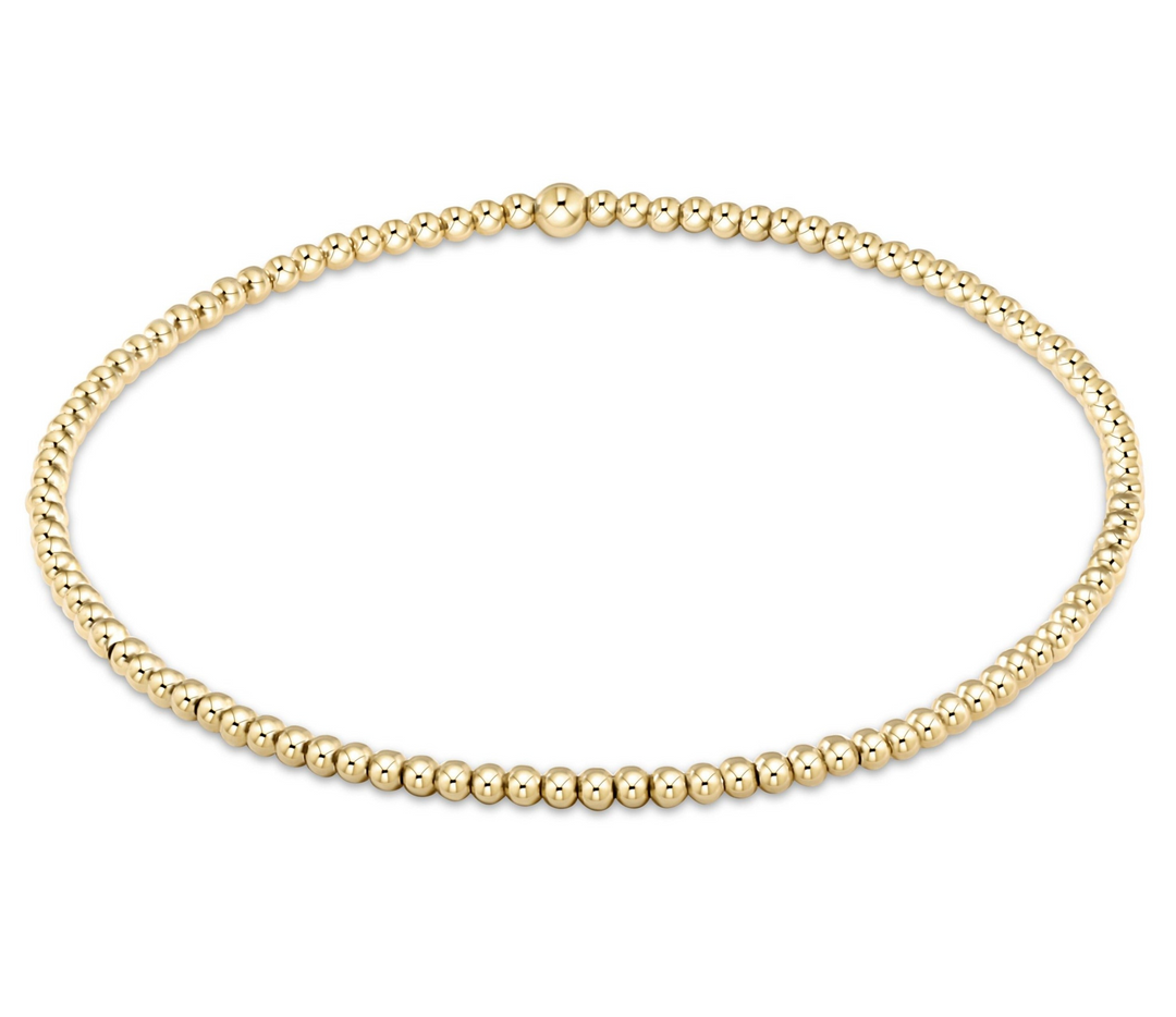 enewton - Classic 2mm Bead Gold-Filled Bracelet (E-Girl 5.5")