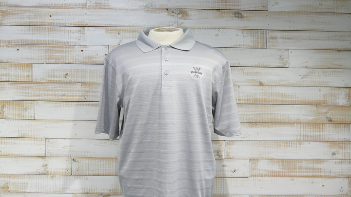 Champion - Short Sleeve Polo Shirt - Gray