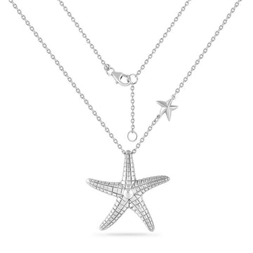 Sterling Silver Starfish Necklace