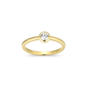 14KGP LAB DIA 1/4CT BEZEL PROM