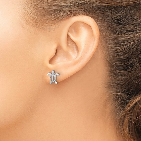 Sterling Silver Rhodium-Plated