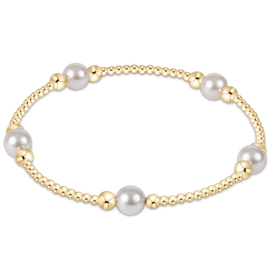 enewton - Purpose Pearl - 6mm Pearl & Gold-Filled Bracelet (Standard 6.25")
