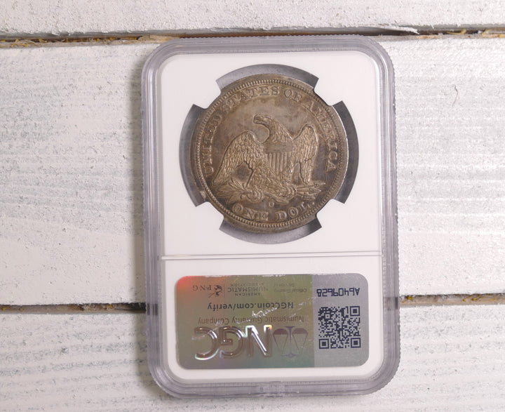 US SEATED LIBERTY 1846 $1 NEW ORLEANS Mint