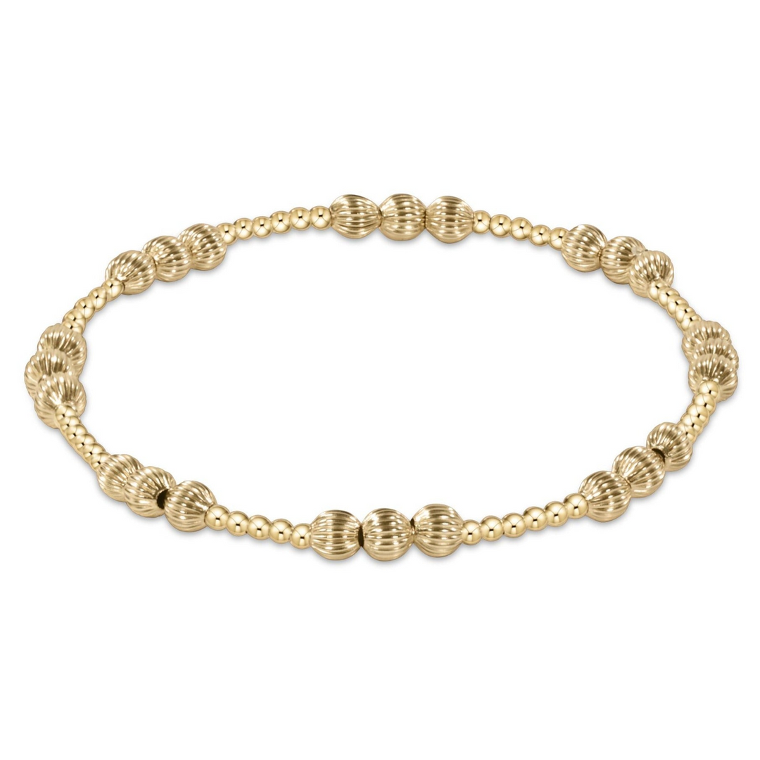 enewton - Dignity Joy Pattern 4mm Gold-Filled Bracelet (Standard 6.25")