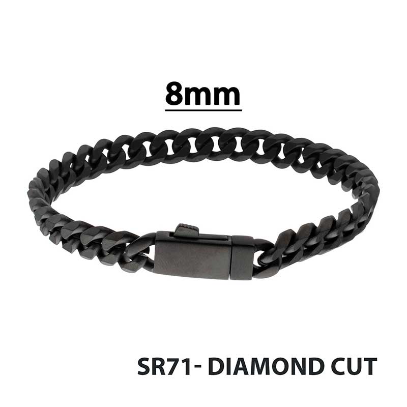 8mm Black IP Titanium Matte Fi