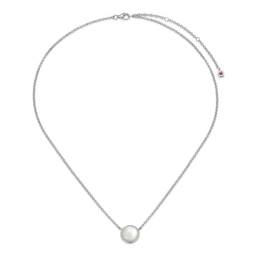 Sterling Silver Mother of Pear